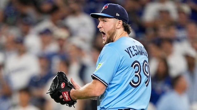 Trey Yesavage, lanzador de los Blue Jays.