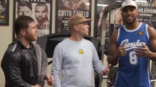 Canelo y Residente (Foto: Captura de video)