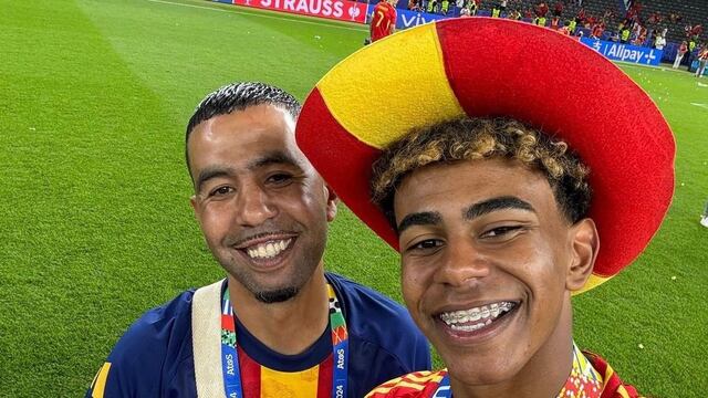 Mounir Nasraoui y Lamine Yamal