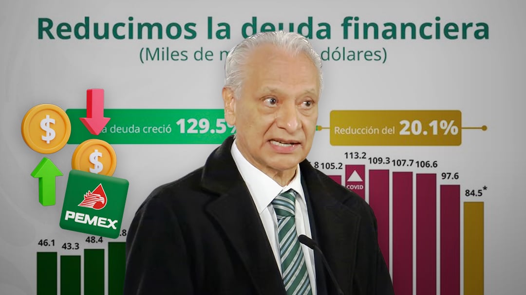 Pemex presume reducción de 20% en su deuda en 2025