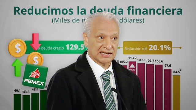 Victor Rodríguez Padilla reporta récorda en reducción de la deuda de Pemex