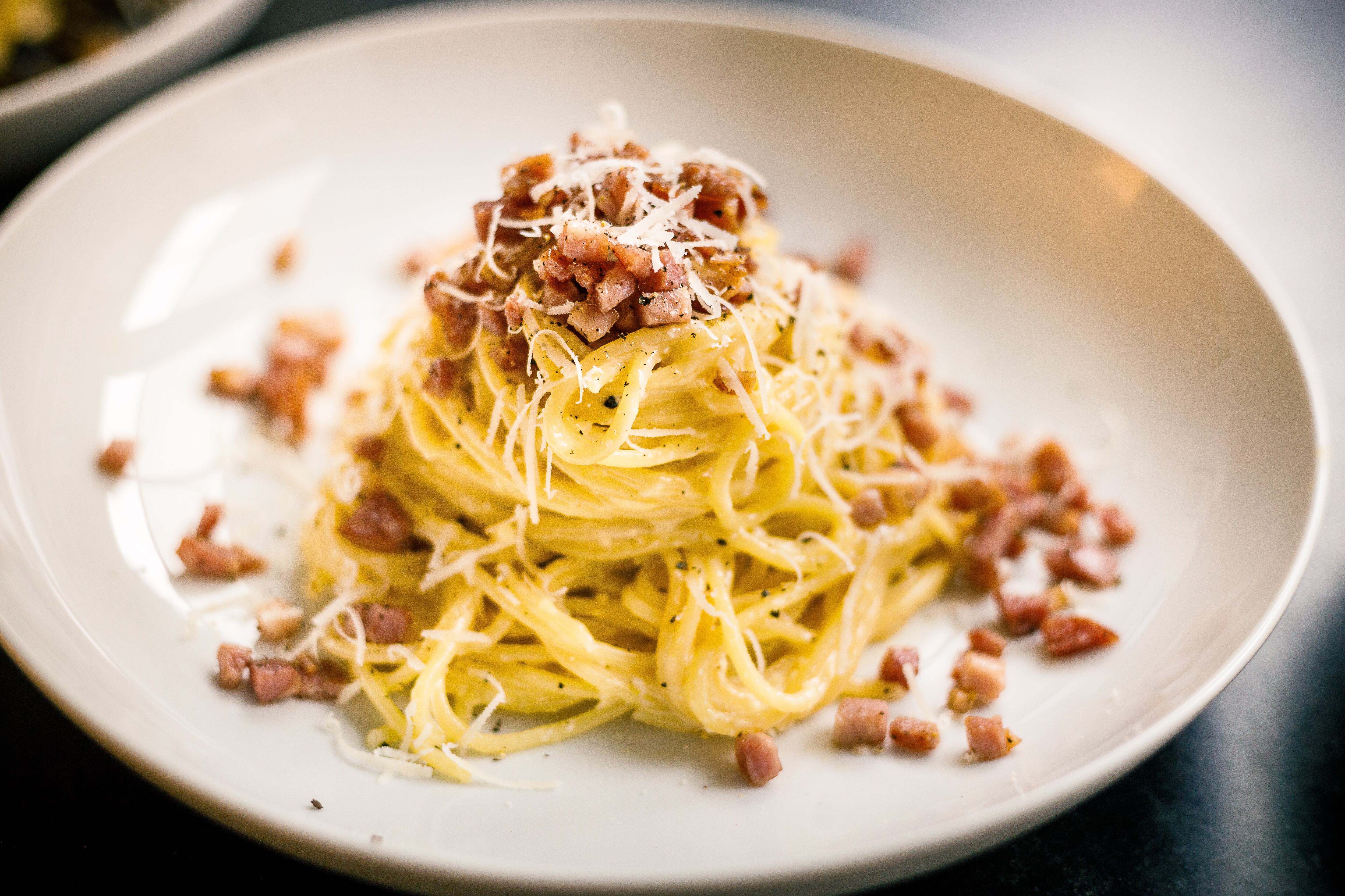 Spaghetti a la carbonara