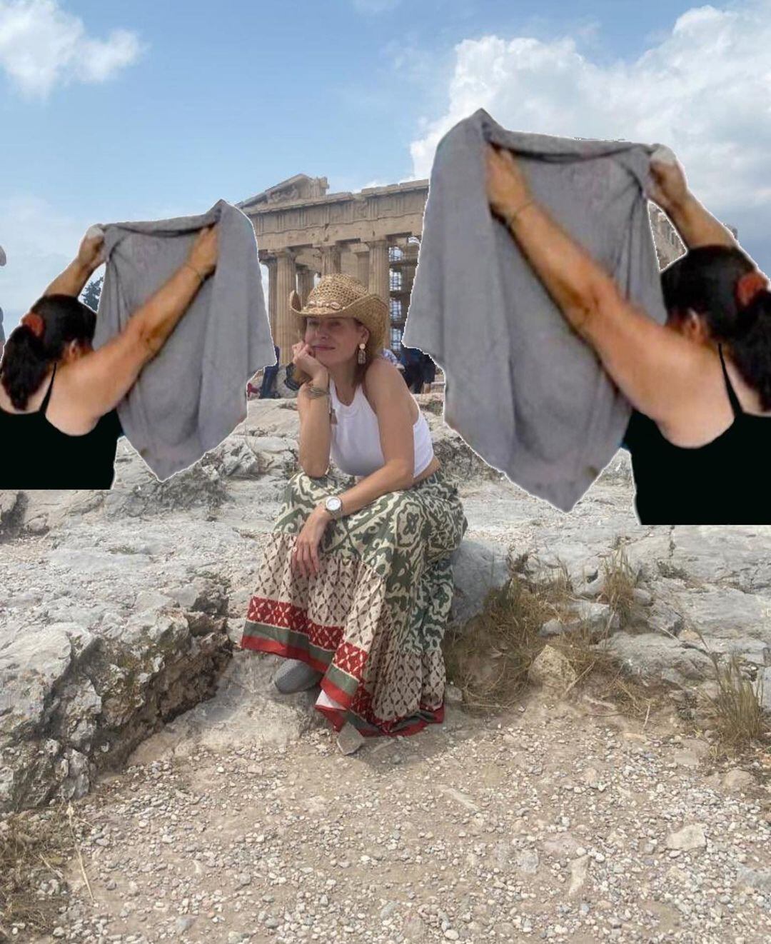 Gaby Platas pide que le editen una fotografías y el resultado terminó en memes