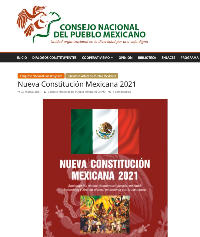 Proyecto de "Nueva Constitución" no fue creada por Morena