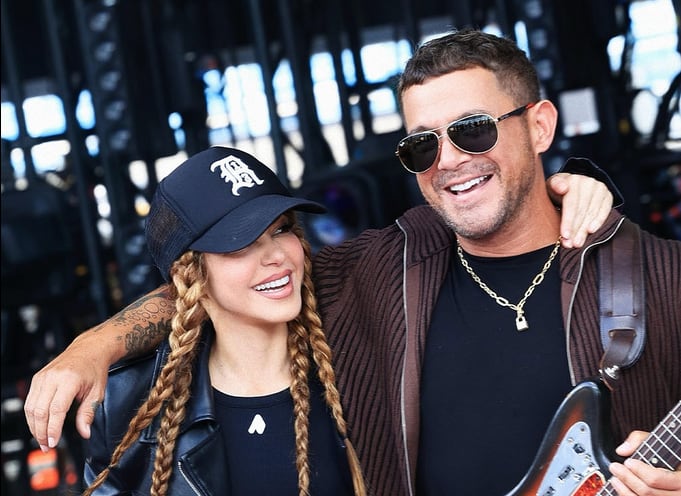 Shakira y Alejandro Sanz