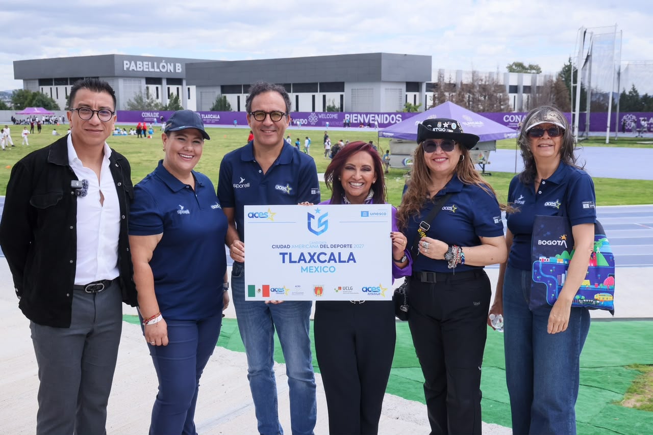 Lorena Cuéllar impulsa candidatura de Tlaxcala a Ciudad Americana del Deporte