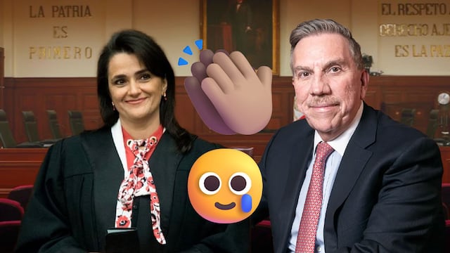 La ministra Margarita Ríos Farjat y el ministro Javier Láynez Potisek