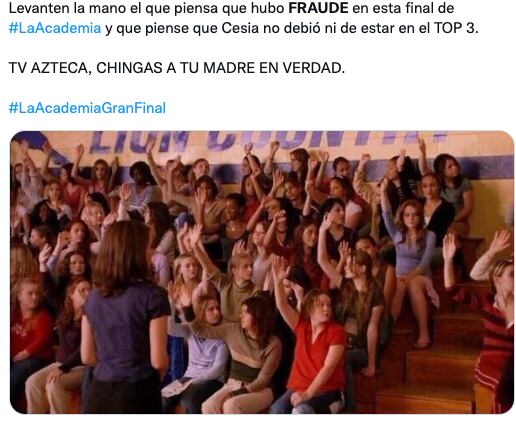Memes del supuesto fraude en La Academia