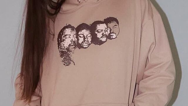 Estampado con cabezas mutiladas