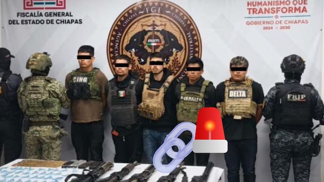 Presuntos miembros del CJNG