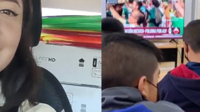 Maestra compra teles para ver el Mundial de Qatar con sus alumnos