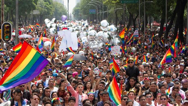 La edición 39 de la Marcha del Orgullo LGBTI "Respeta mi familia, mi libertad y mi vida".