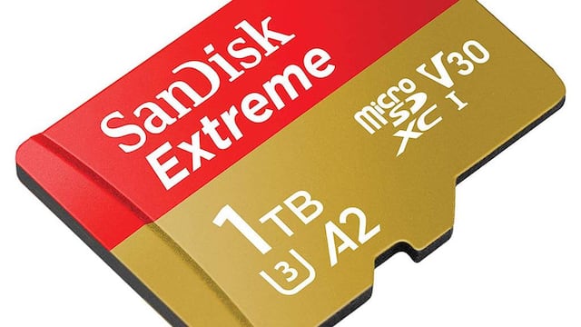 La tarjeta microSD Extreme de 1Tb de SanDisk.