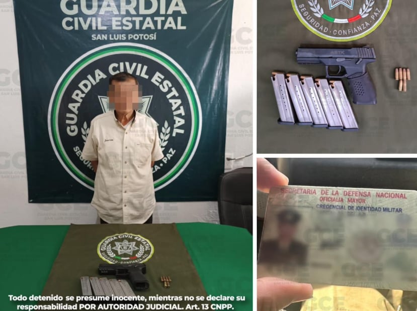 San Luis Potosí detiene de 4 hombres en la Huasteca