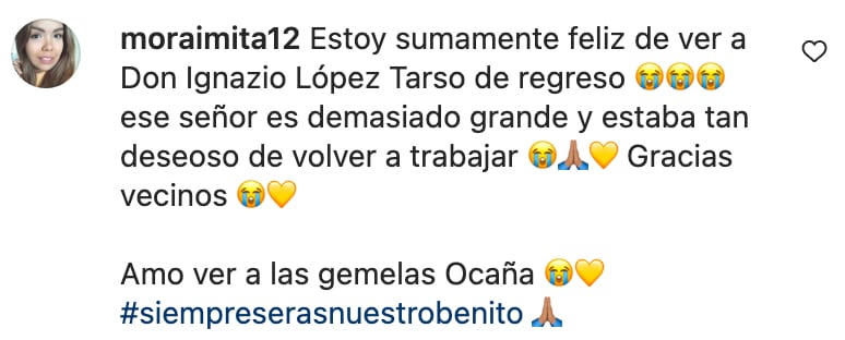 Seguidores celebran la participación de Ignacio López Tarso