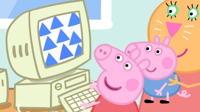 La oficina de Papá Cerdito