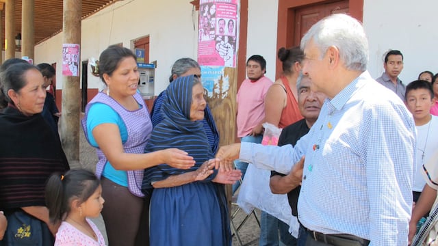 Andrés Manuel estuvo de visita en Michoacán. Foto/Web de AMLO
