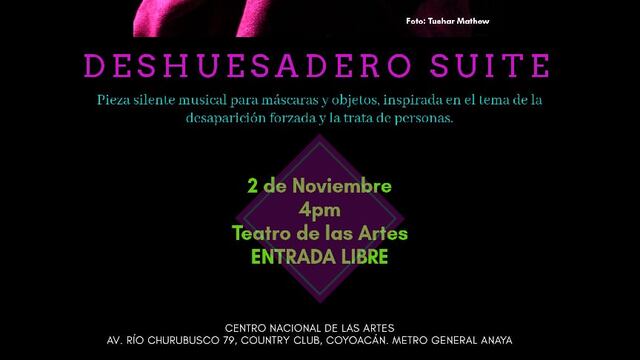 La obra se presenta en el marco de la Feria de las Calacas