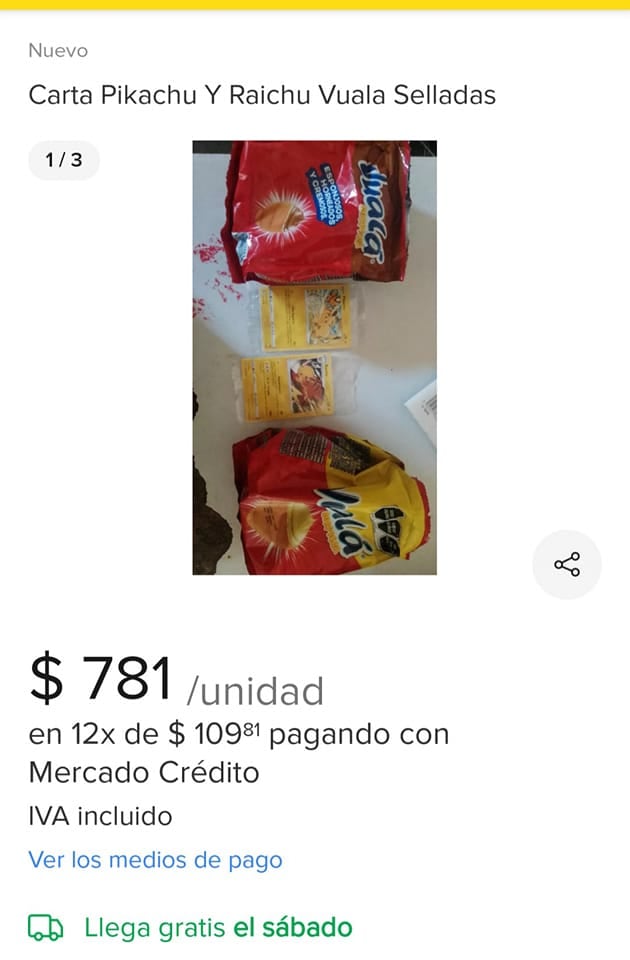 Carta Pokémon Vualá