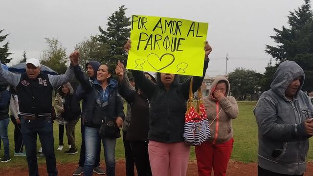 Vecinos se oponen a construcción de base de la Guardia Nacional en Parque La Pilita en Metepec