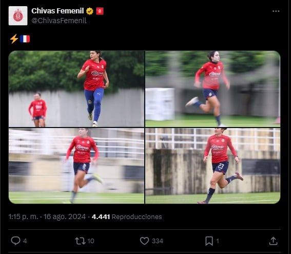 Chivas Femenil en su preparación para la jornada 6.