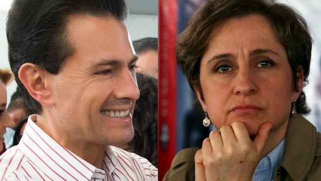 Carmen Aristegui y Peña Nieto