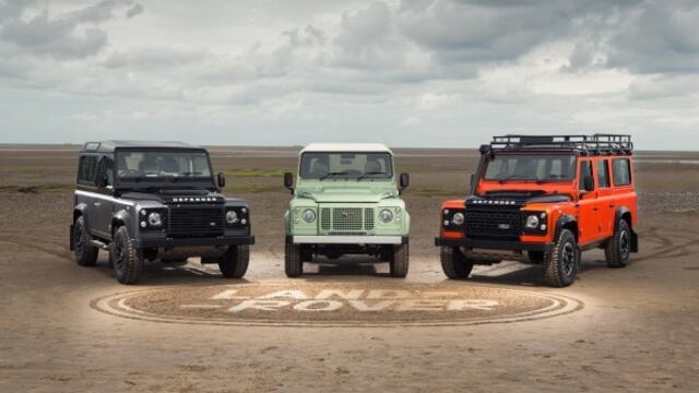 Los 3 diseños de Land Rover cuentan con detalles únicos.