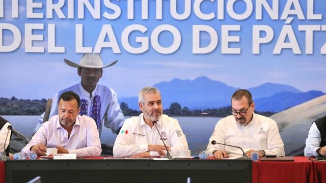 Alfredo Ramírez Bedolla retoma trabajos de conservación del Lago de Pátzcuaro