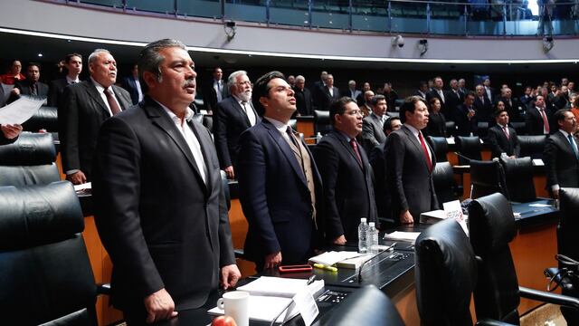 Bancada de Morena en el Senado