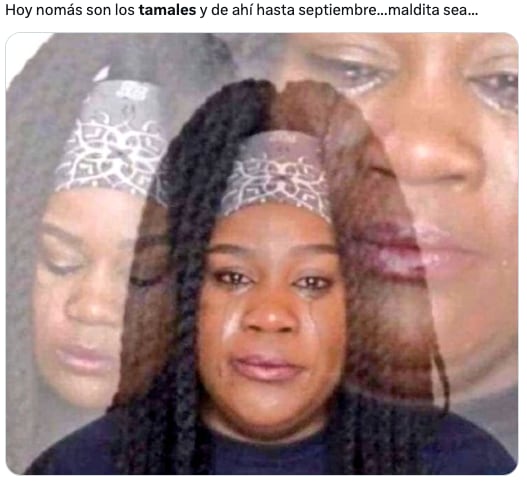 Memes de tamales por Día de la Calendaria