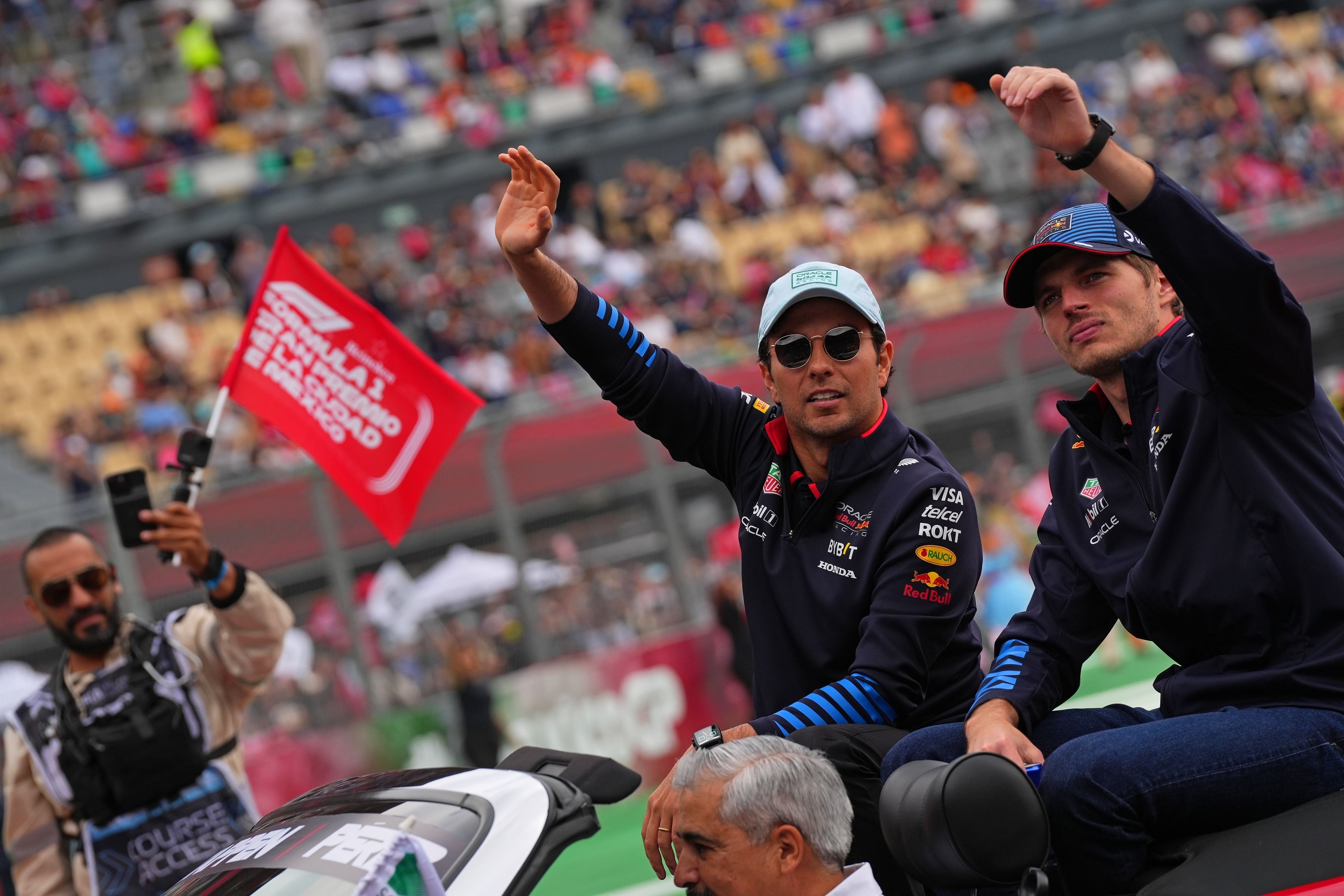 Checo Pérez en el Gran Premio de México