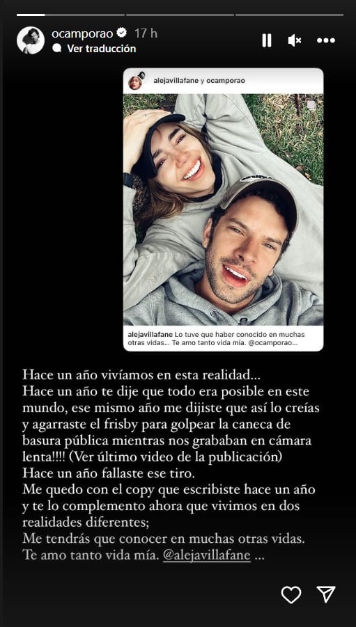 Alejandra Villafañe y Raúl Ocampo