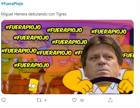 Meme sobre #FueraPiojo