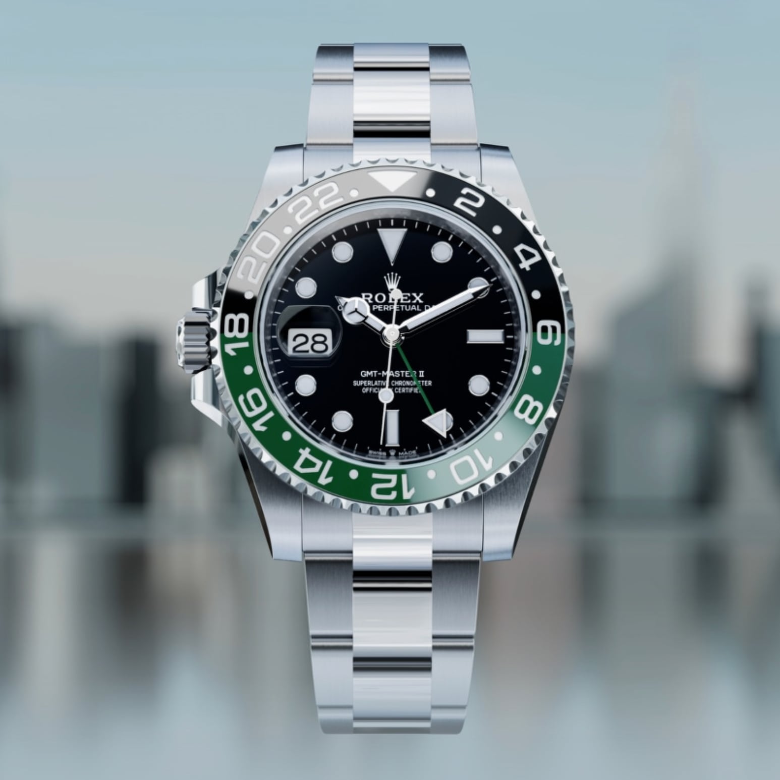 Rolex hace historia con un reloj para zurdos