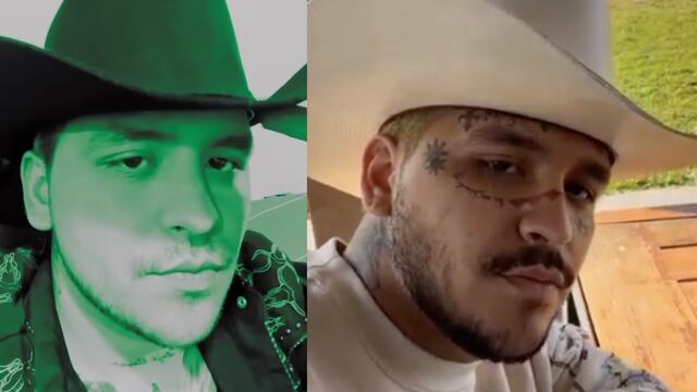 Christian Nodal sin tatuajes.