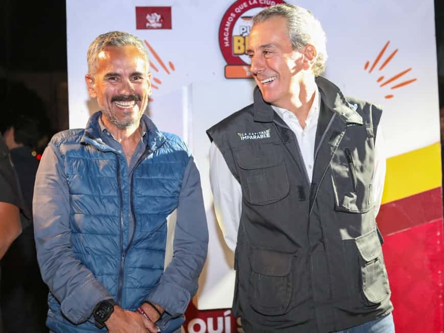 El presidente municipal de Puebla aseguró que busca el bienestar de las familias