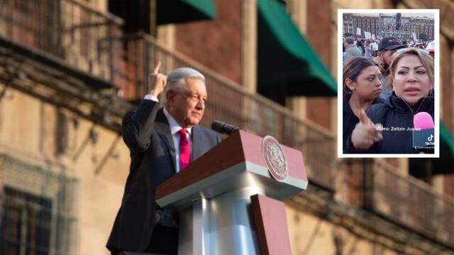 Mujer presume boleto de avión de mil dólares para ver a AMLO