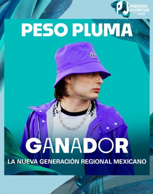 Peso Pluma gana en la categoría a La Nueva Generación Regional Mexicano