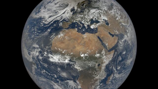 Eclipse desde el espacio