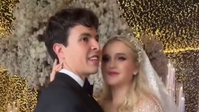 Eduardo Sánchez, novio de una lujosa boda en Monterrey