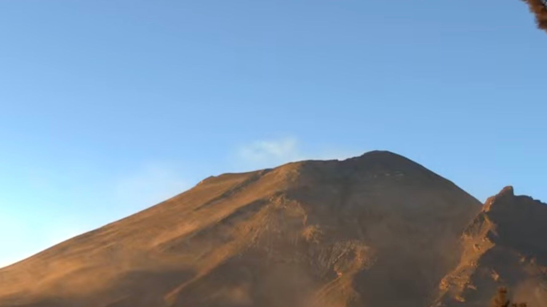 Volcán Popocatépetl hoy 28 de marzo: Amanece con poca actividad