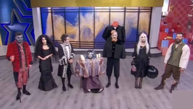 Conductores de Hoy se disfrazaron en Halloween y más de uno se la pasó incómodo