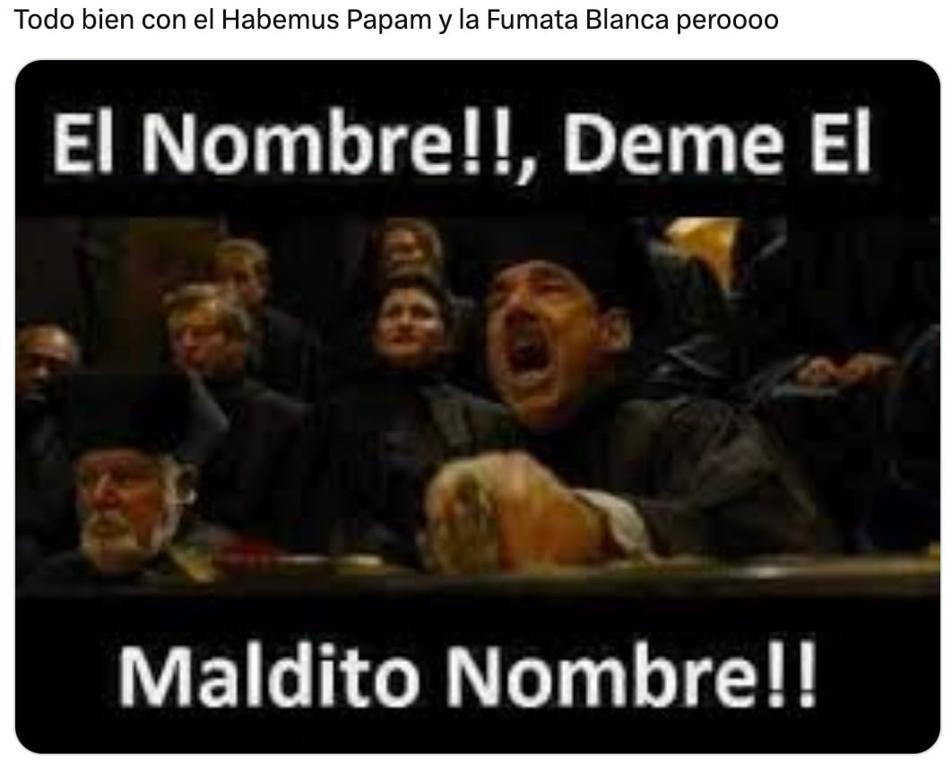 Los memes del Habemus papam tras la elección del nuevo papa