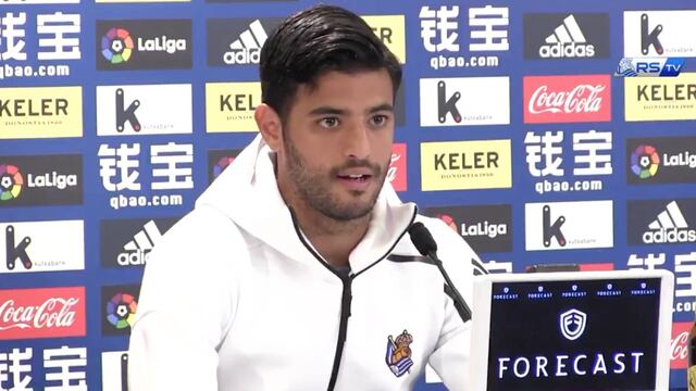 Carlos Vela habló en conferencia de prensa
