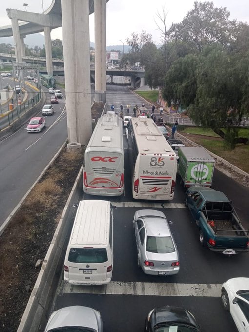 Bloqueo en México-Cuernavaca