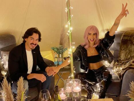 Fernando Schoenwald y Bárbara de Regil