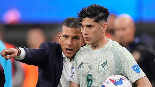 Gerardo Arteaga y Jaime Lozano con la Selección de México.