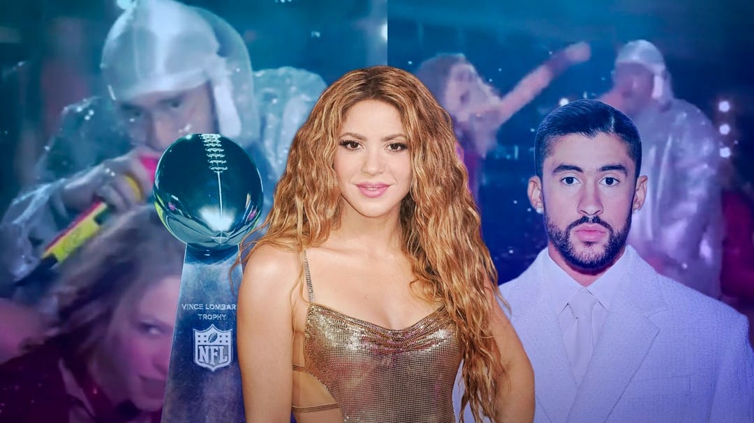 Shakira desea “todo lo mejor” a Bad Bunny en su show de medio tiempo del Super Bowl