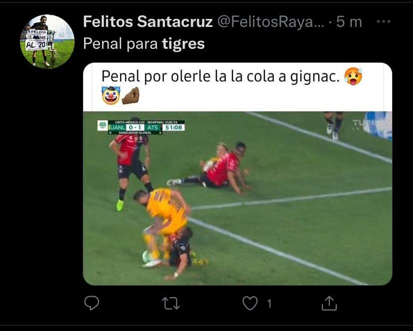 Aquí la explicación del primer penal para Tigres.