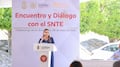 Evelyn Salgado refrenda respaldo al SNTE y al magisterio de Guerrero